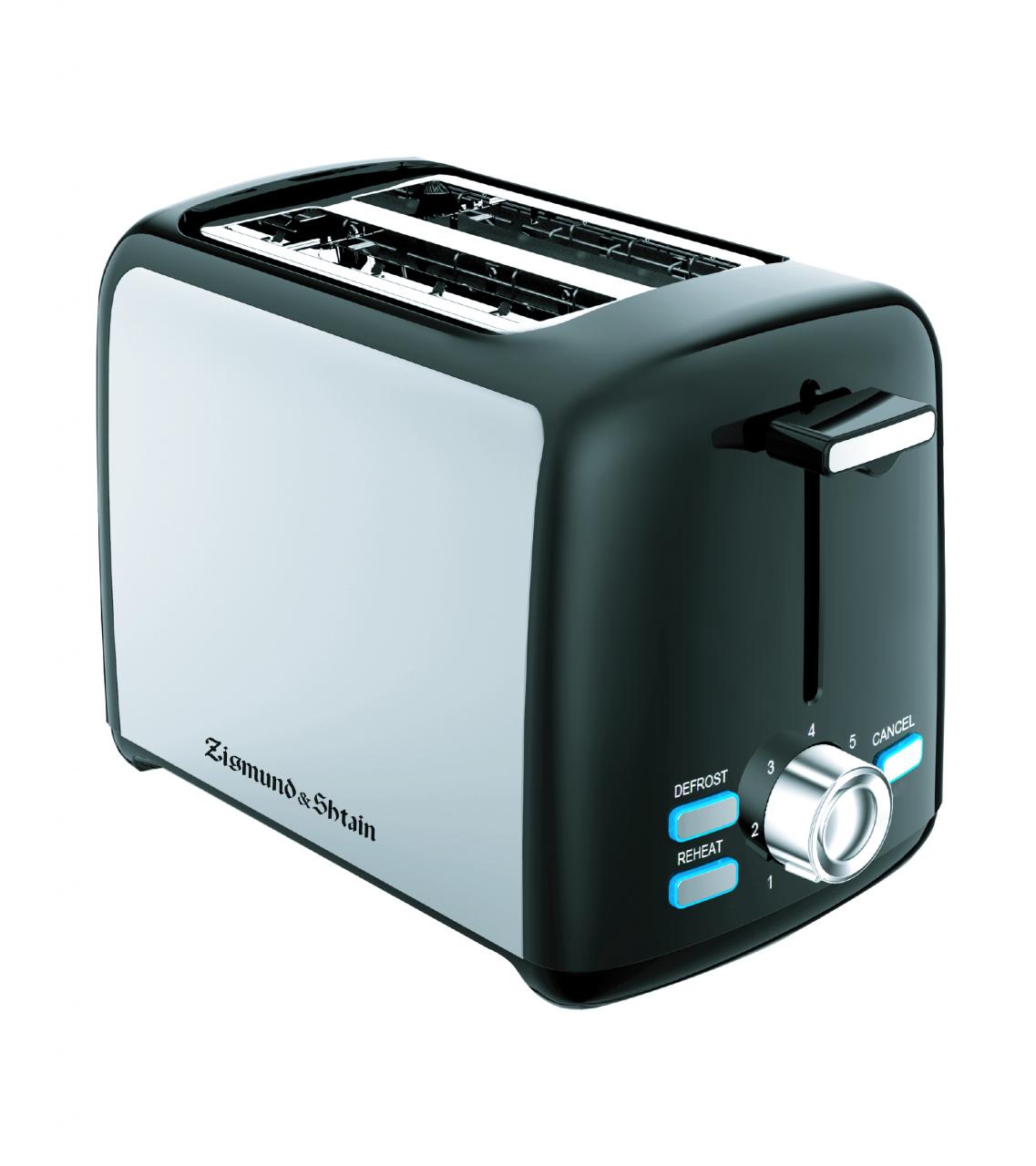 Тостер Zigmund & Shtain ST-93 черный/стальной