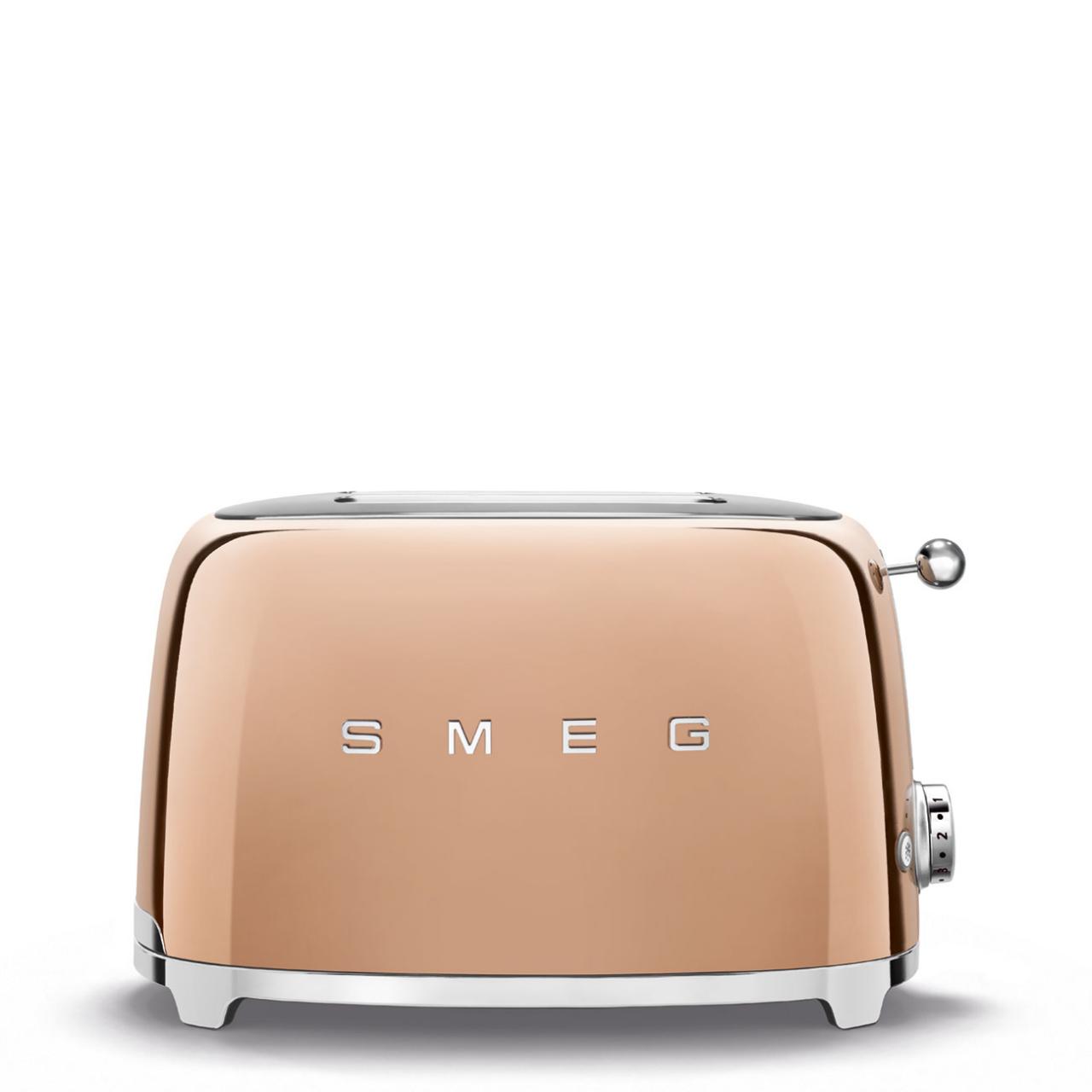 Тостер Smeg TSF01RGEU розовое золото