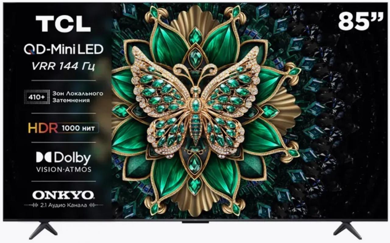 LED-телевизор TCL 85C6K 85" черный