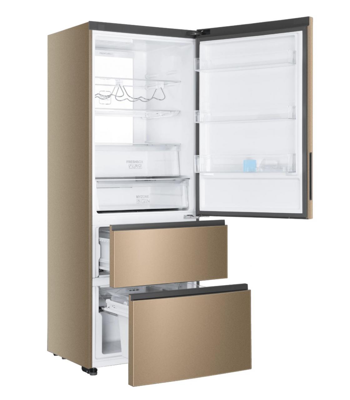 Холодильник Haier A4F742CGG золотистый