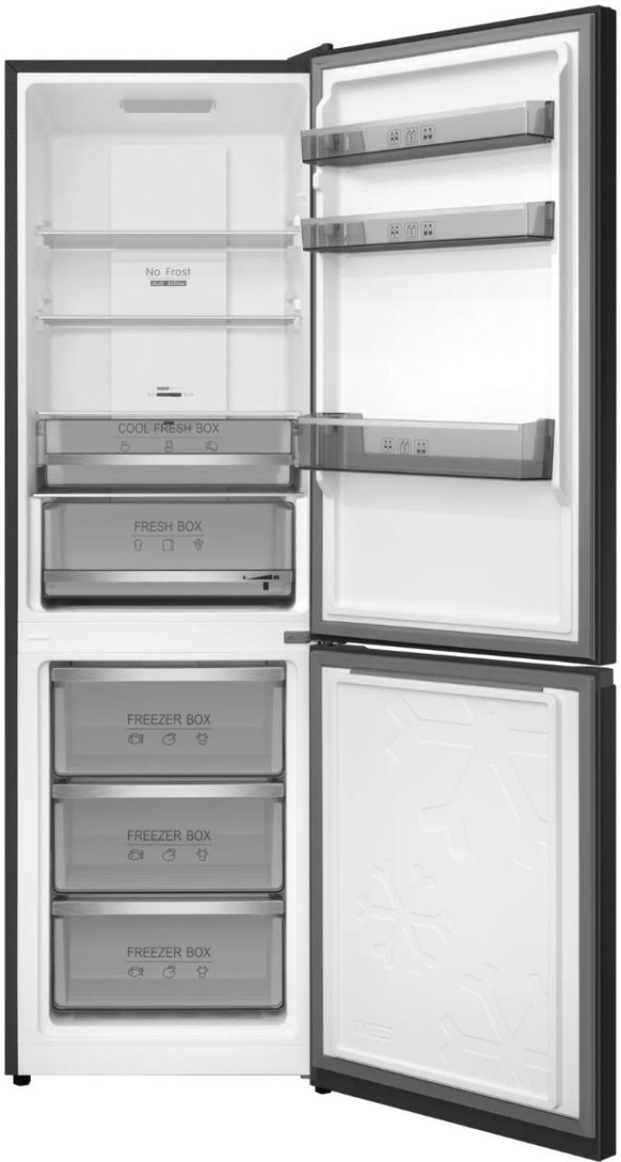 Холодильник отдельностоящий с инвертором MEFERI MFR185BK TOTAL NO FROST COMBI ULTRA