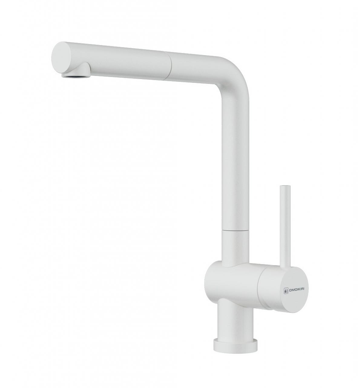 Смеситель кухонный OMOIKIRI Akashi-S-WH (4994572) белый