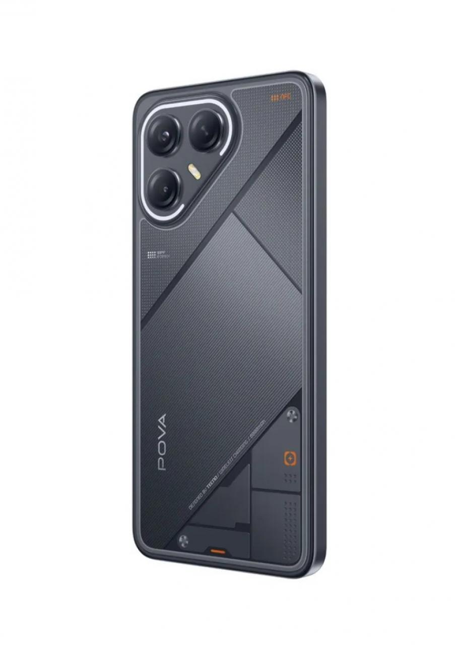 Смартфон TECNO POVA 7 Ultra 5G Ростест (EAC) 8/256 ГБ черный RU