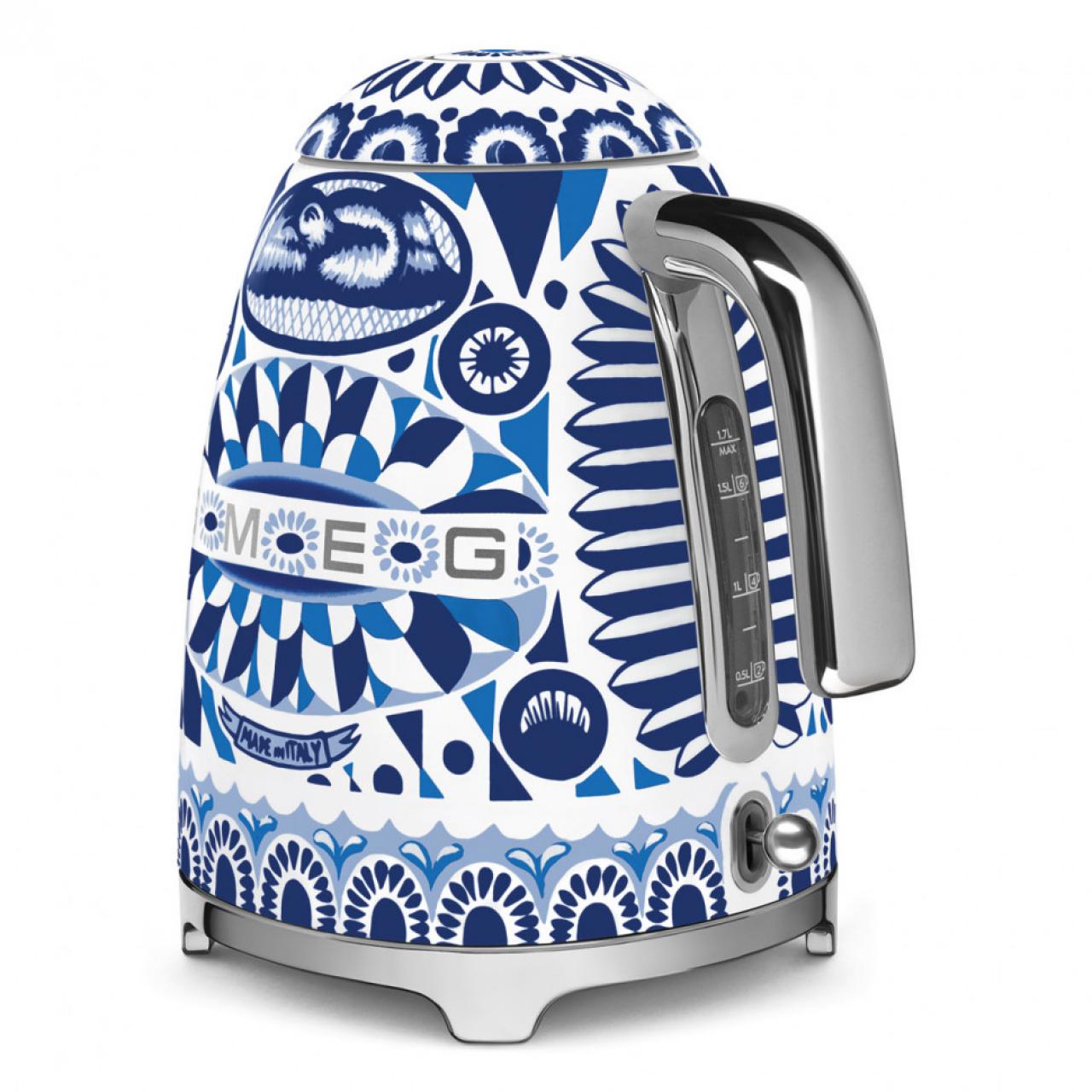 Чайник Smeg KLF03DGBEU D&G Blu Mediterraneo