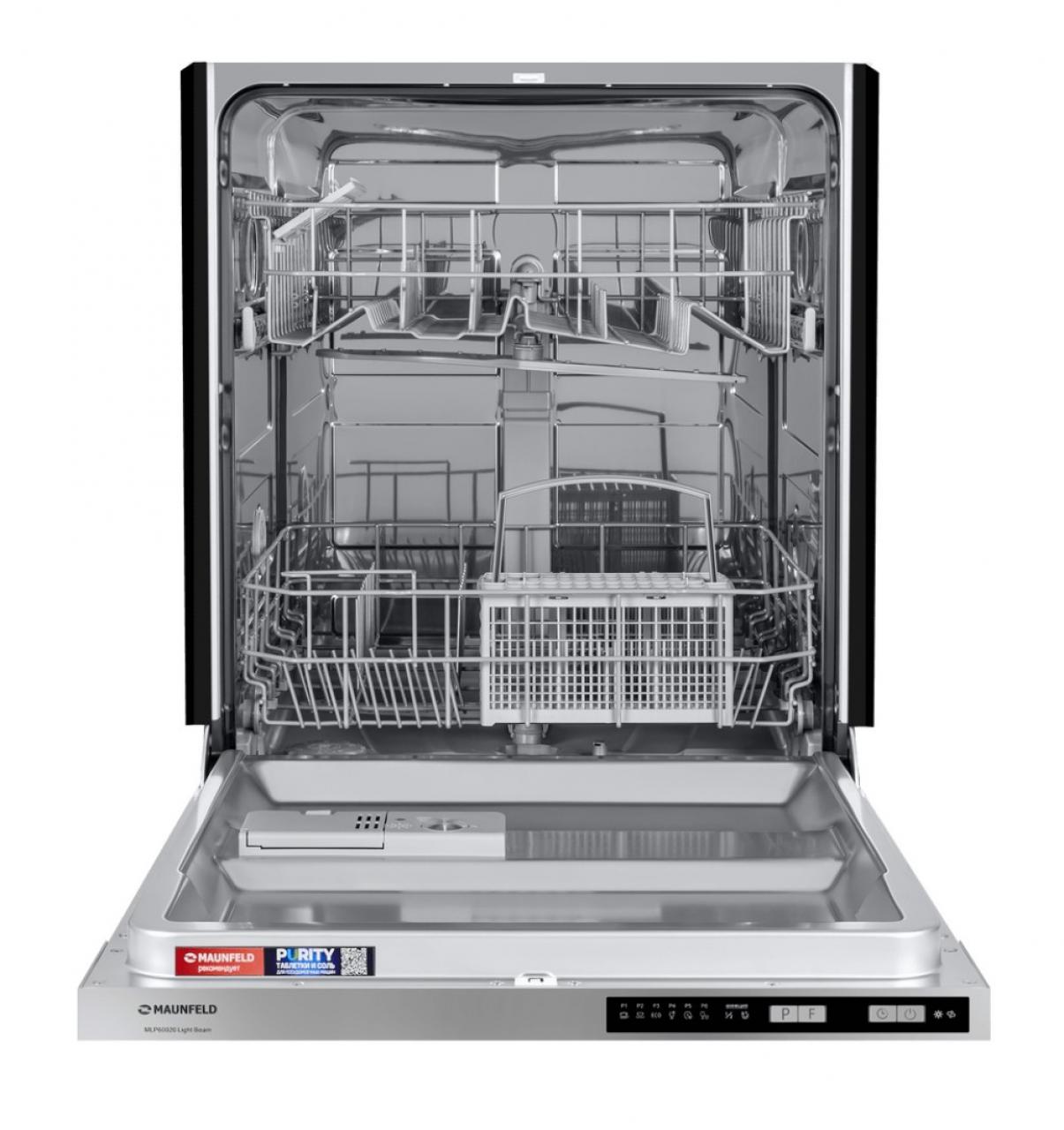 Посудомоечная машина встраиваемая MAUNFELD MLP60020 Light Beam