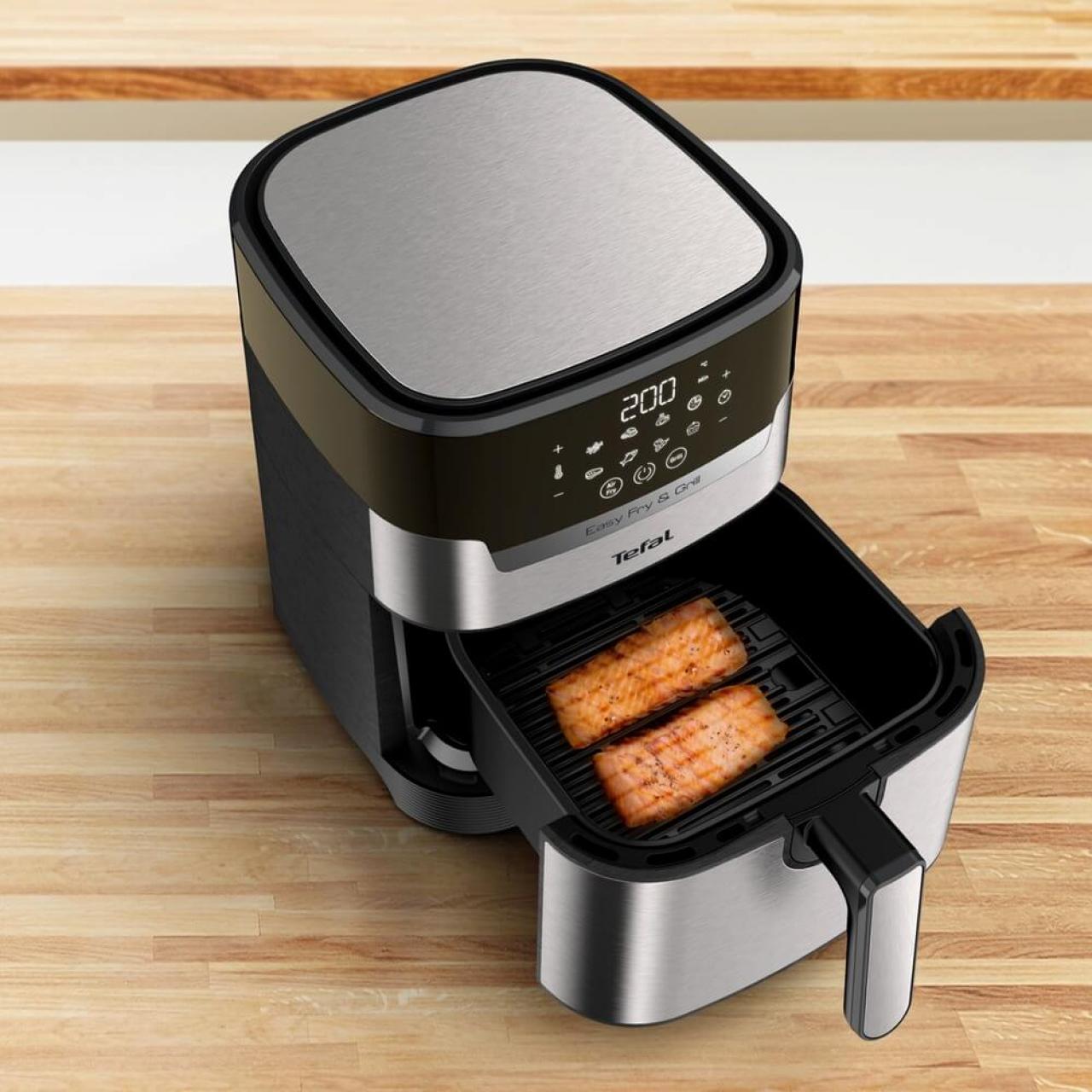 Аэрогриль Tefal Easy Fry & Grill Digital 2в1 EY505D15