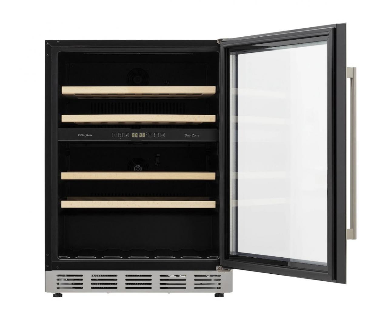Винный шкаф встраиваемый Krona BADEN 82/46 IX