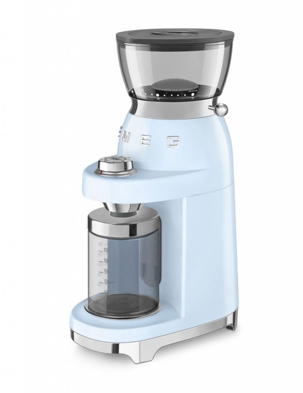 Кофемолка Smeg CGF03PBEU пастельный голубой