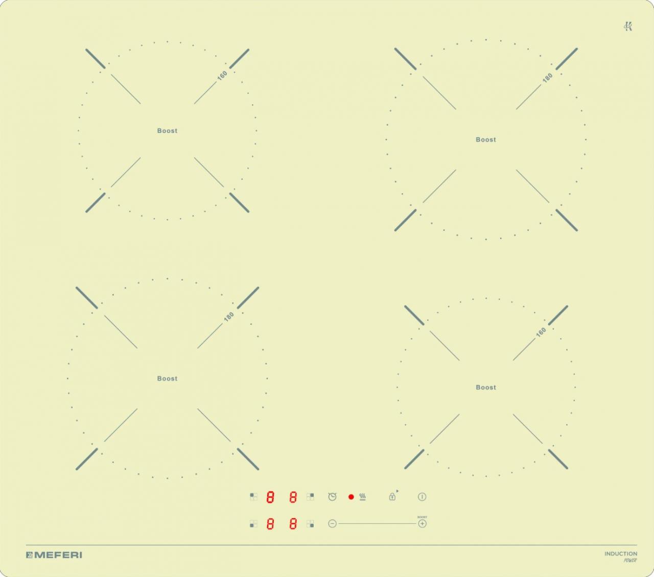 Варочная поверхность MEFERI MIH604BG POWER