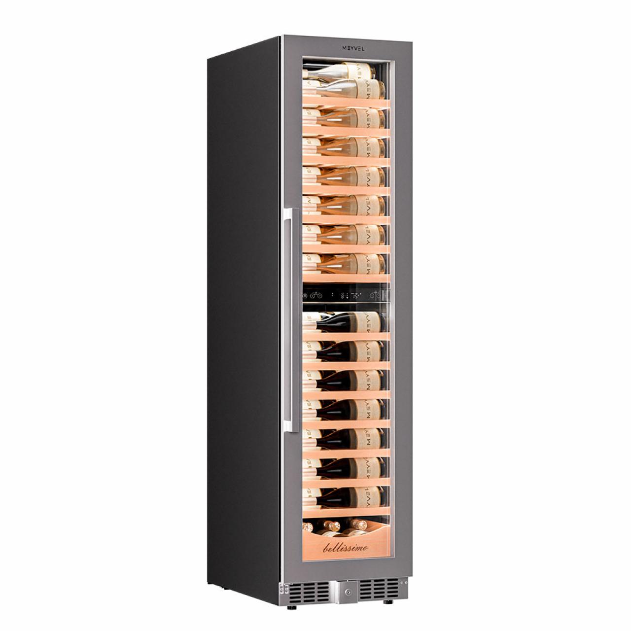 Винный шка встраиваемый Meyvel MV106-KST2 (Slim)