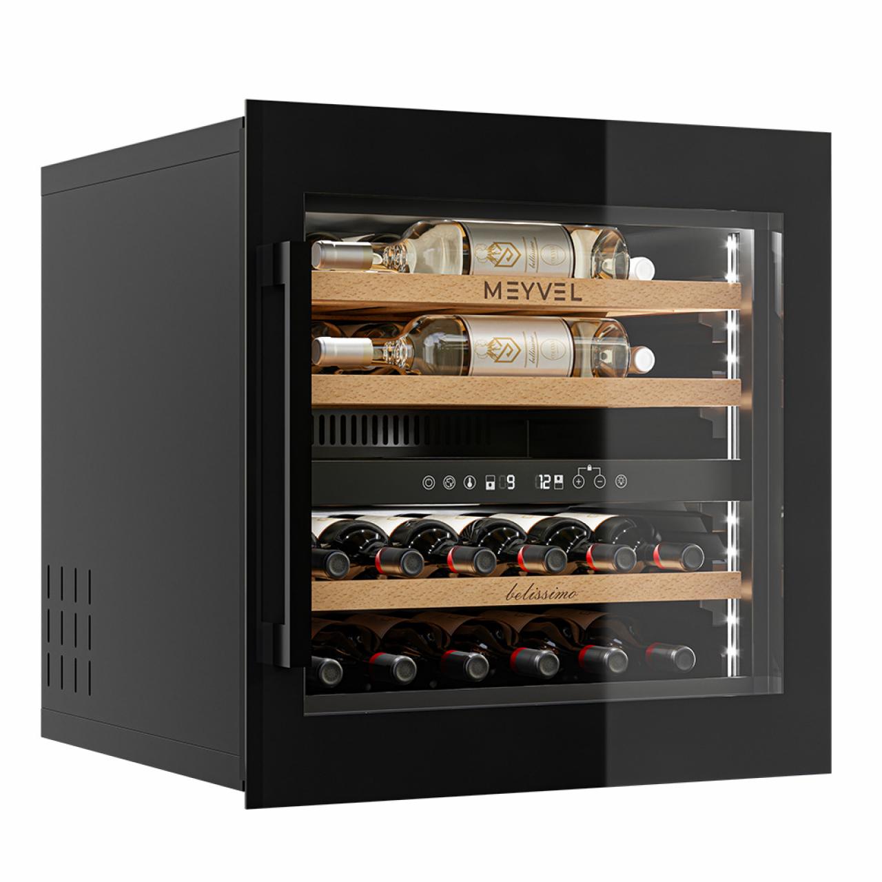 Винный шкаф встраиваемый Meyvel MV26PRO-KBB2