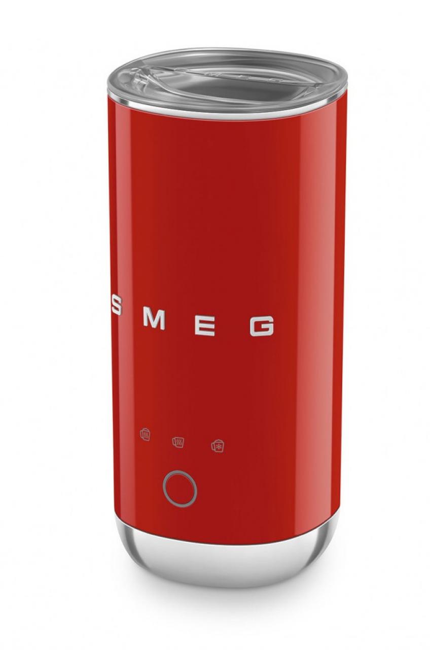Пеновзбиватель Smeg MFF02RDEU красный