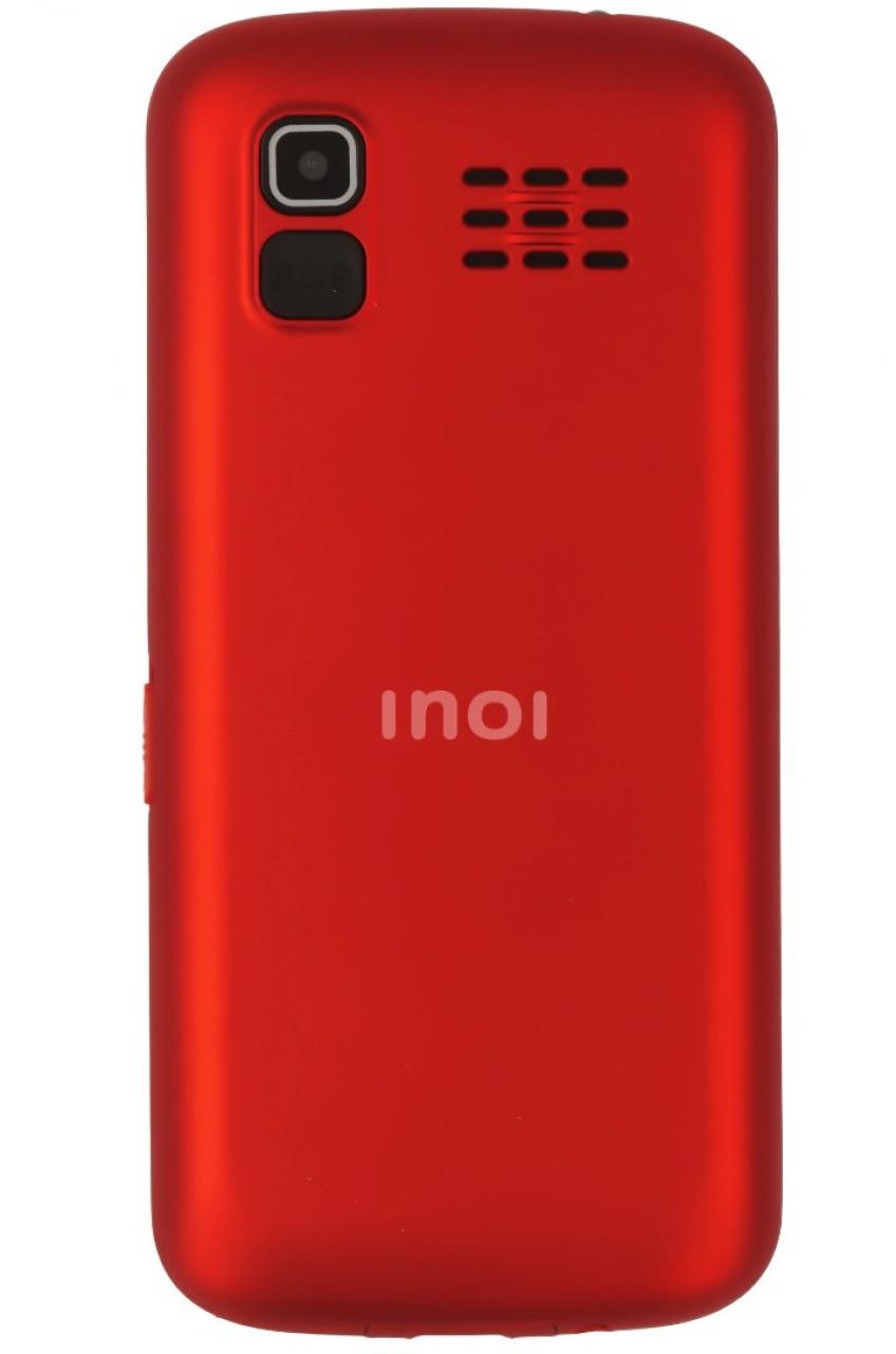 Мобильный телефон INOI 148 Senior 4G с зарядной станцией красный