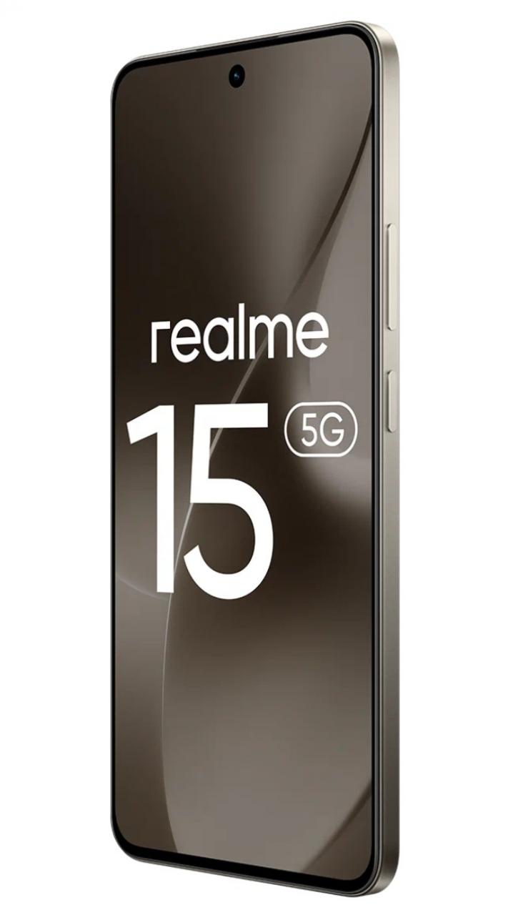 Смартфон realme 15 5G 12/256 ГБ RMX5106 Android 15 NFC Чёрный металл