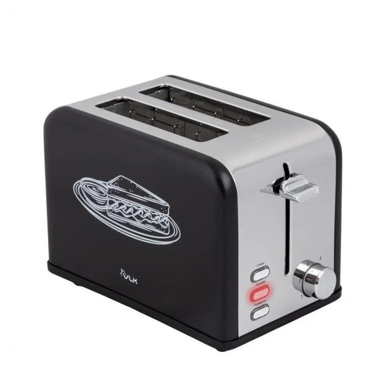 Тостер VLK Palermo 101 черный