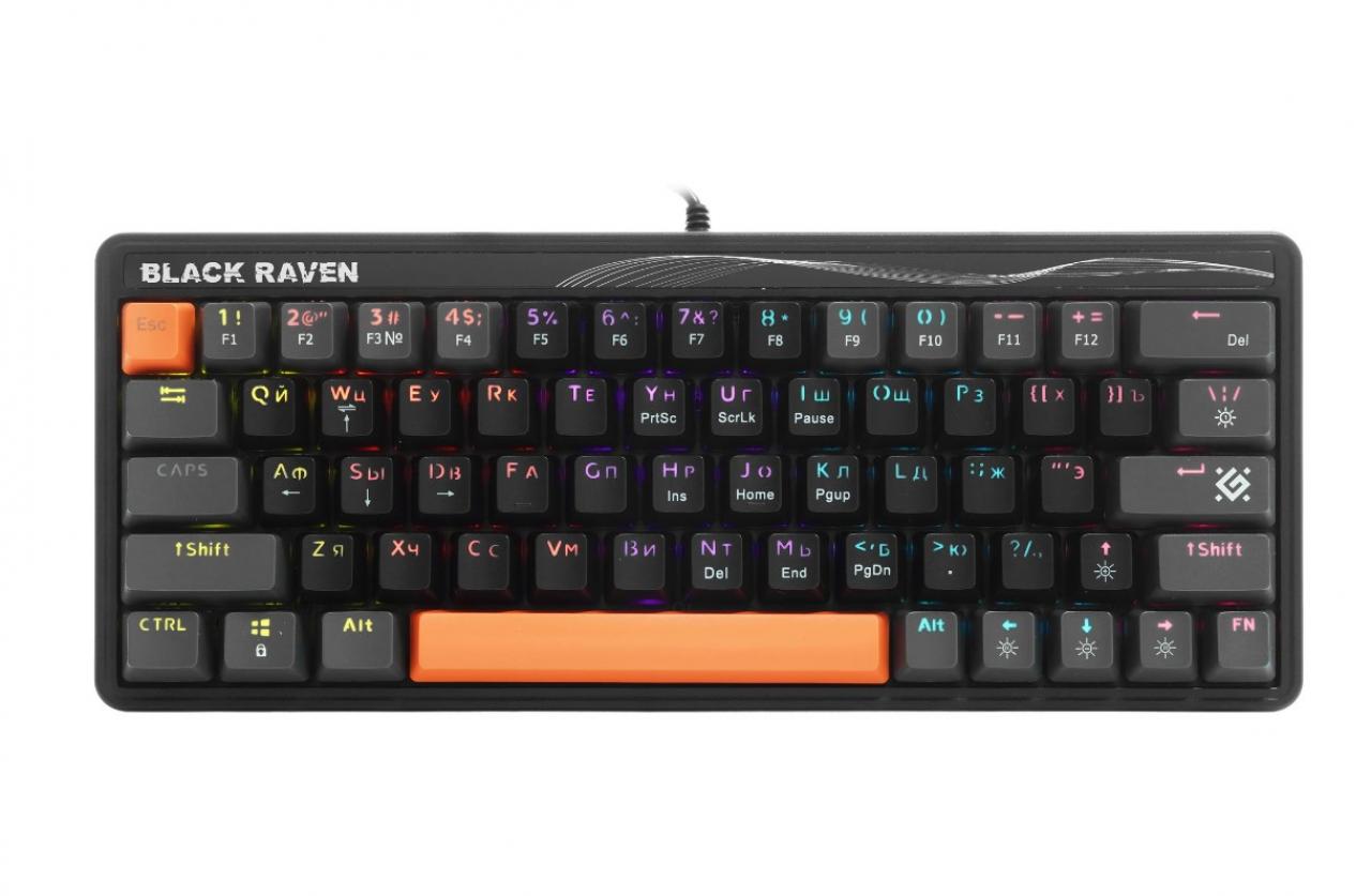 Механическая клавиатура Defender Black Raven GK-417 RU