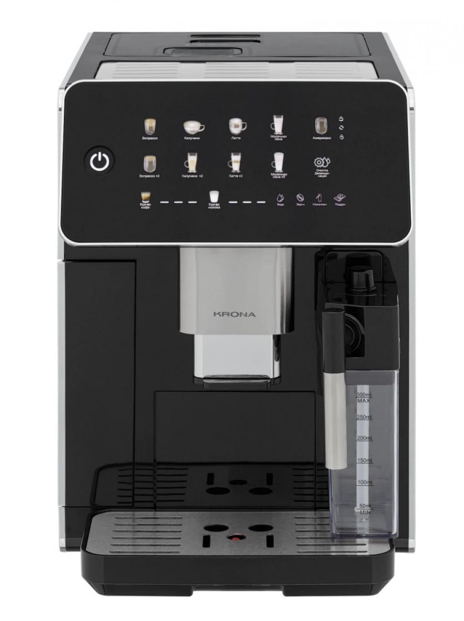 Кофемашина Krona Automatische Kaffeemaschine Black 19 Bar