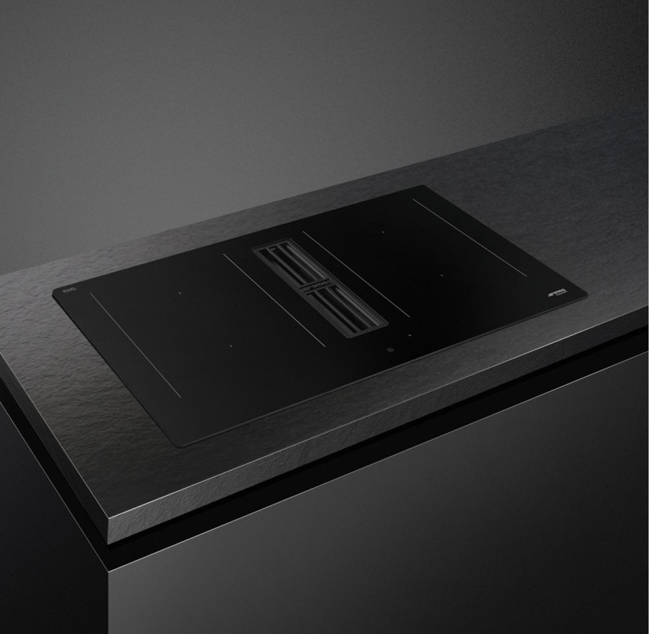 Варочная поверхность с вытяжкой Smeg HOBD382N2