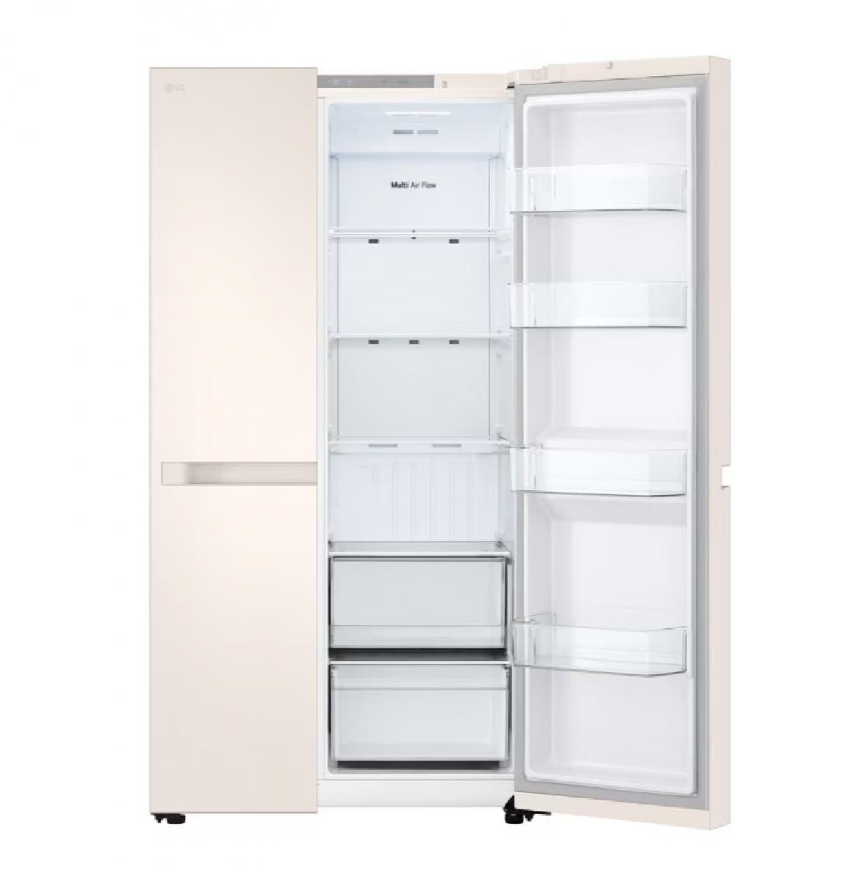 Холодильник LG GC-B257KEHW бежевый