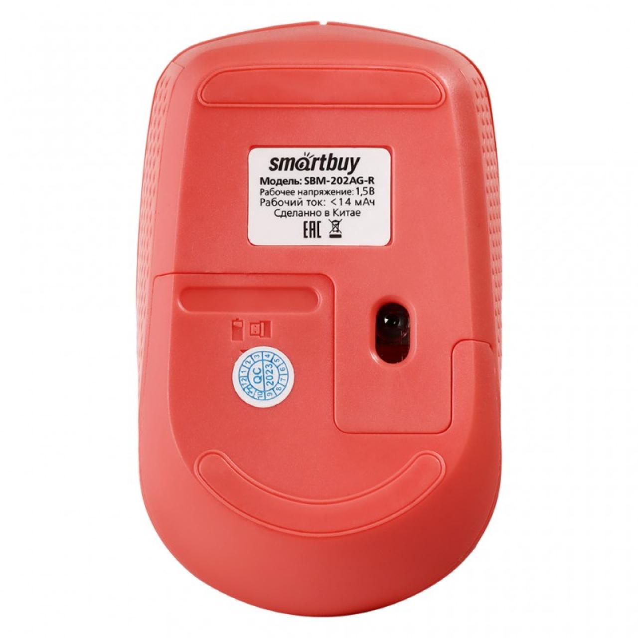 Беспроводная мышь Smartbuy ONE 202AG-R (SBM-202AG-R) красный
