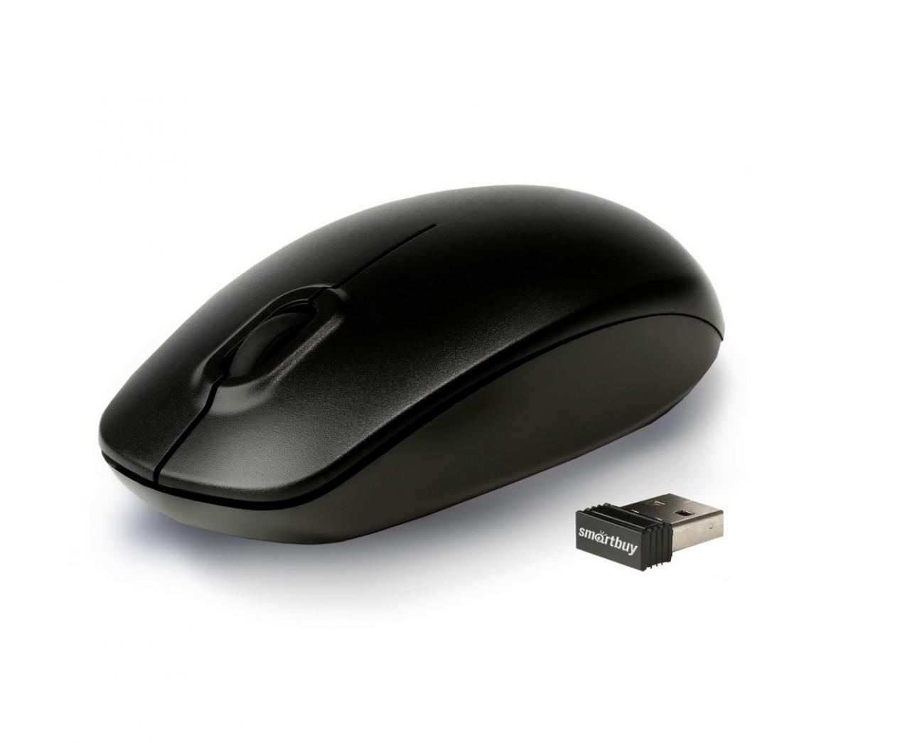 Беспроводная компьютерная оптическая мышь Smartbuy ONE 300AG-K (SBM-300AG-K) черный