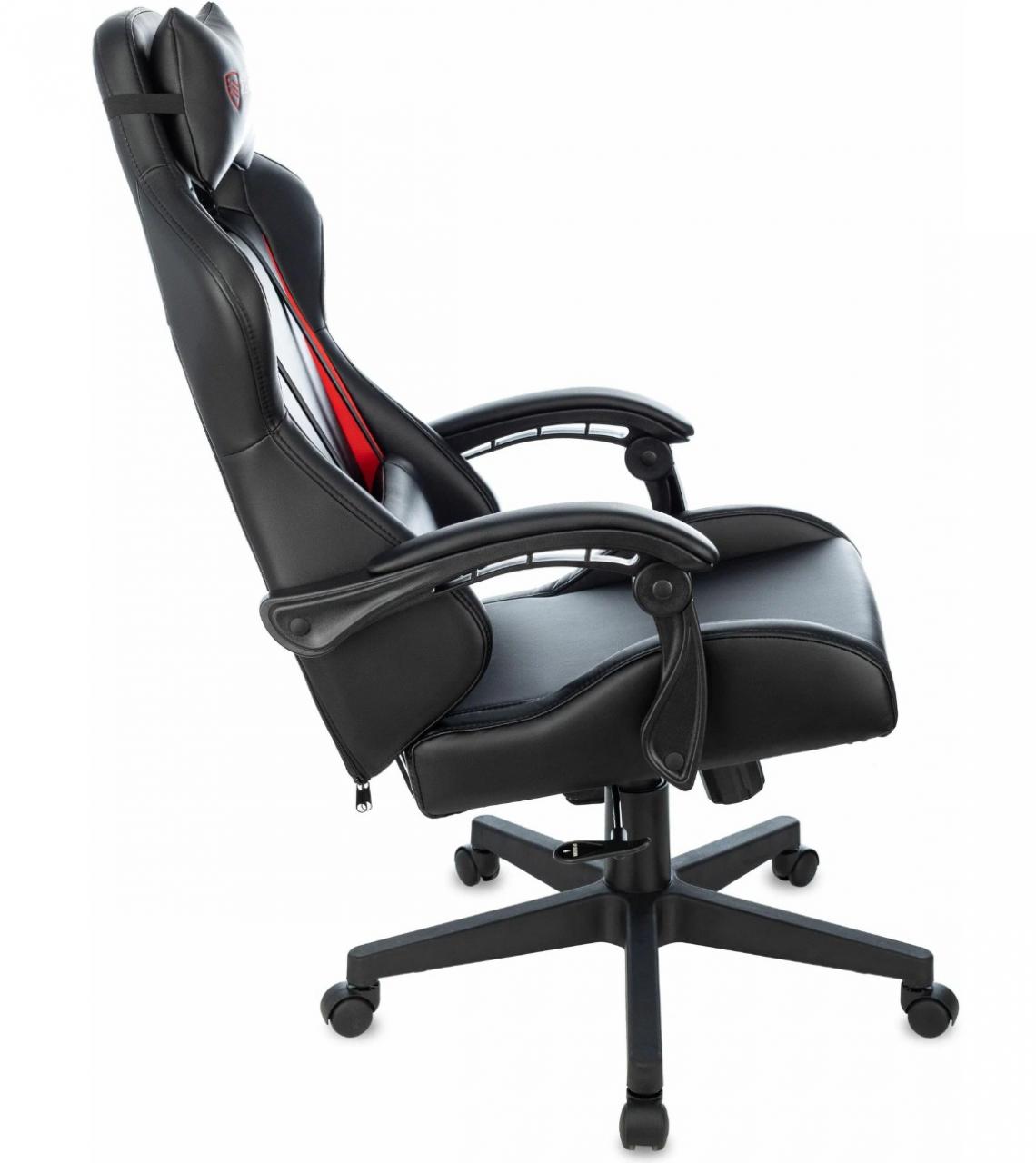 Кресло игровое компьютерное ZOMBIE GAME TETRA BR черный/красный