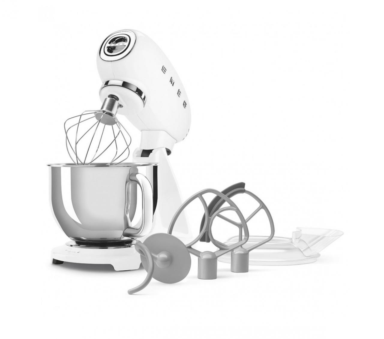 Миксер планетарный Smeg SMF05WHEU белый