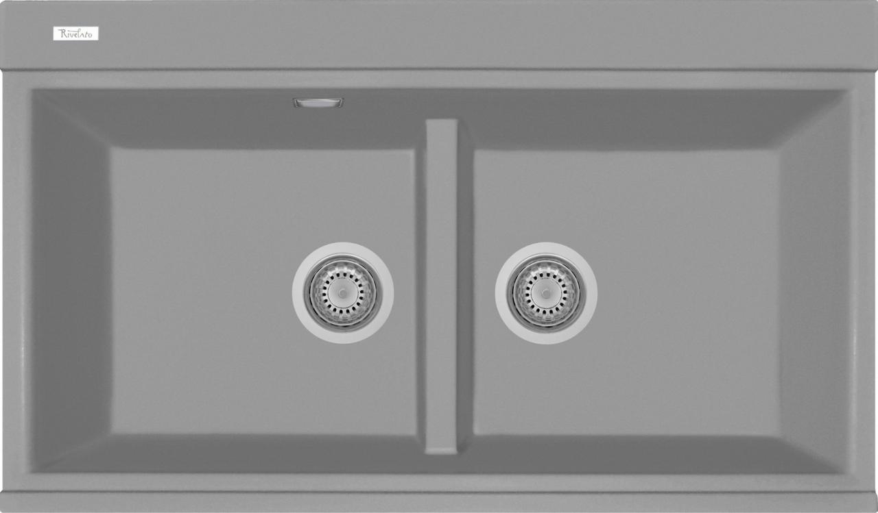 Мойка кухонная Rivelato FONDE FN-8638-2 titanio