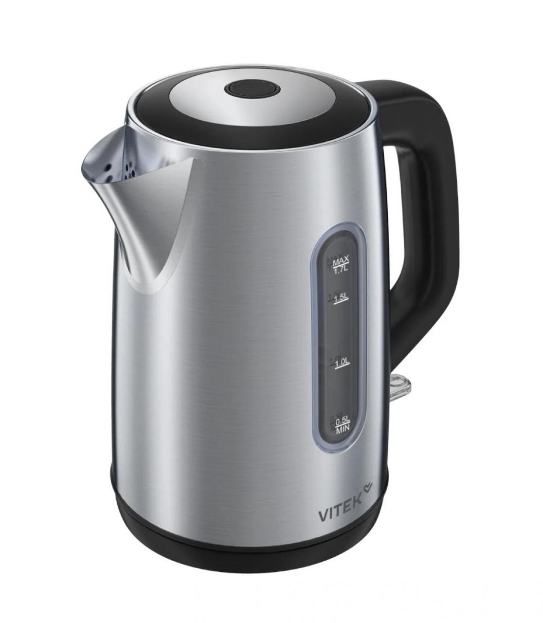 Чайник VITEK VT-WK1054 черный/нержавеющая сталь