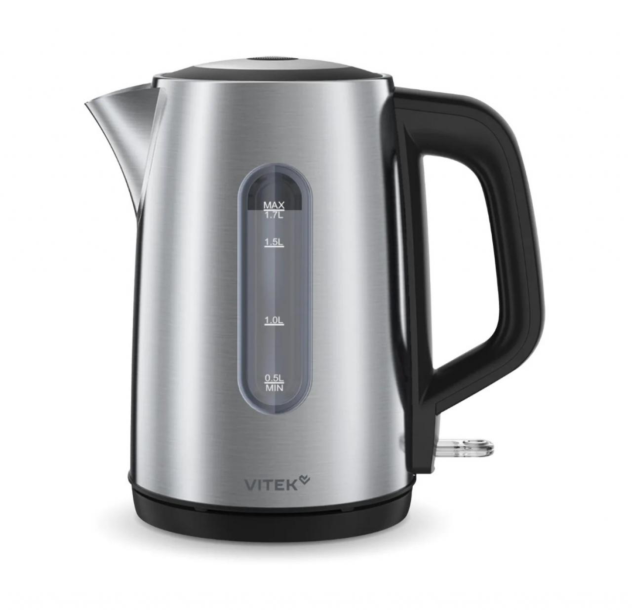 Чайник VITEK VT-WK1054 черный/нержавеющая сталь