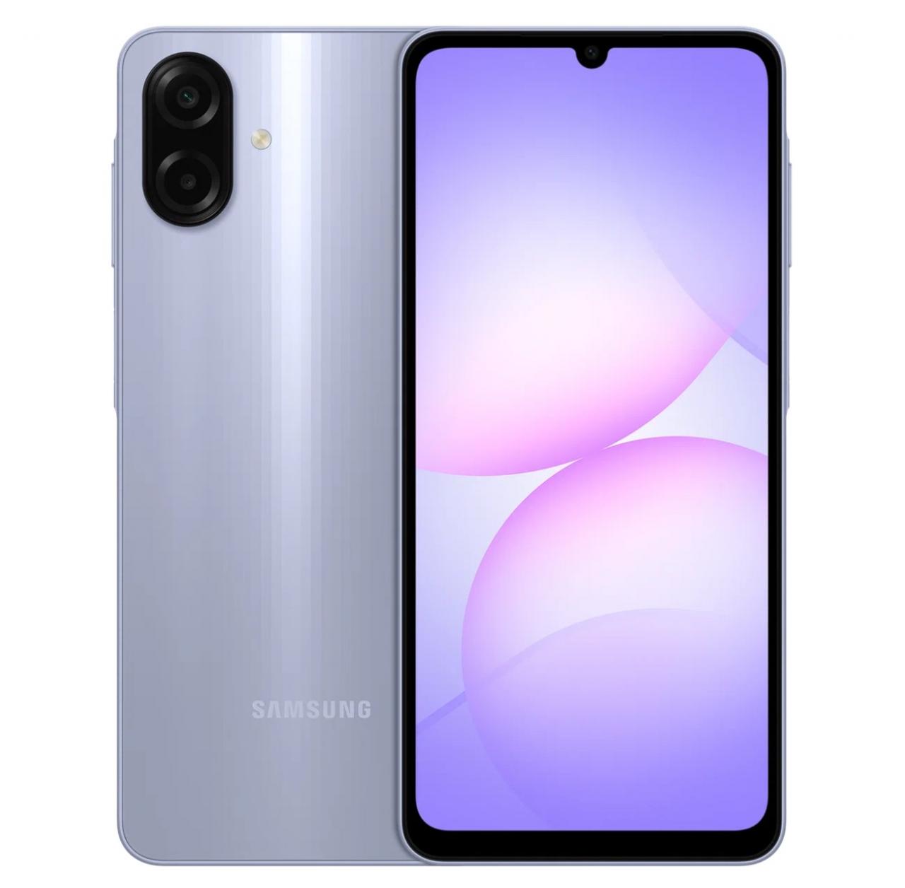 Смартфон Samsung Galaxy A07 4/128GB Light Violet (SM-A075FLVGMEA)