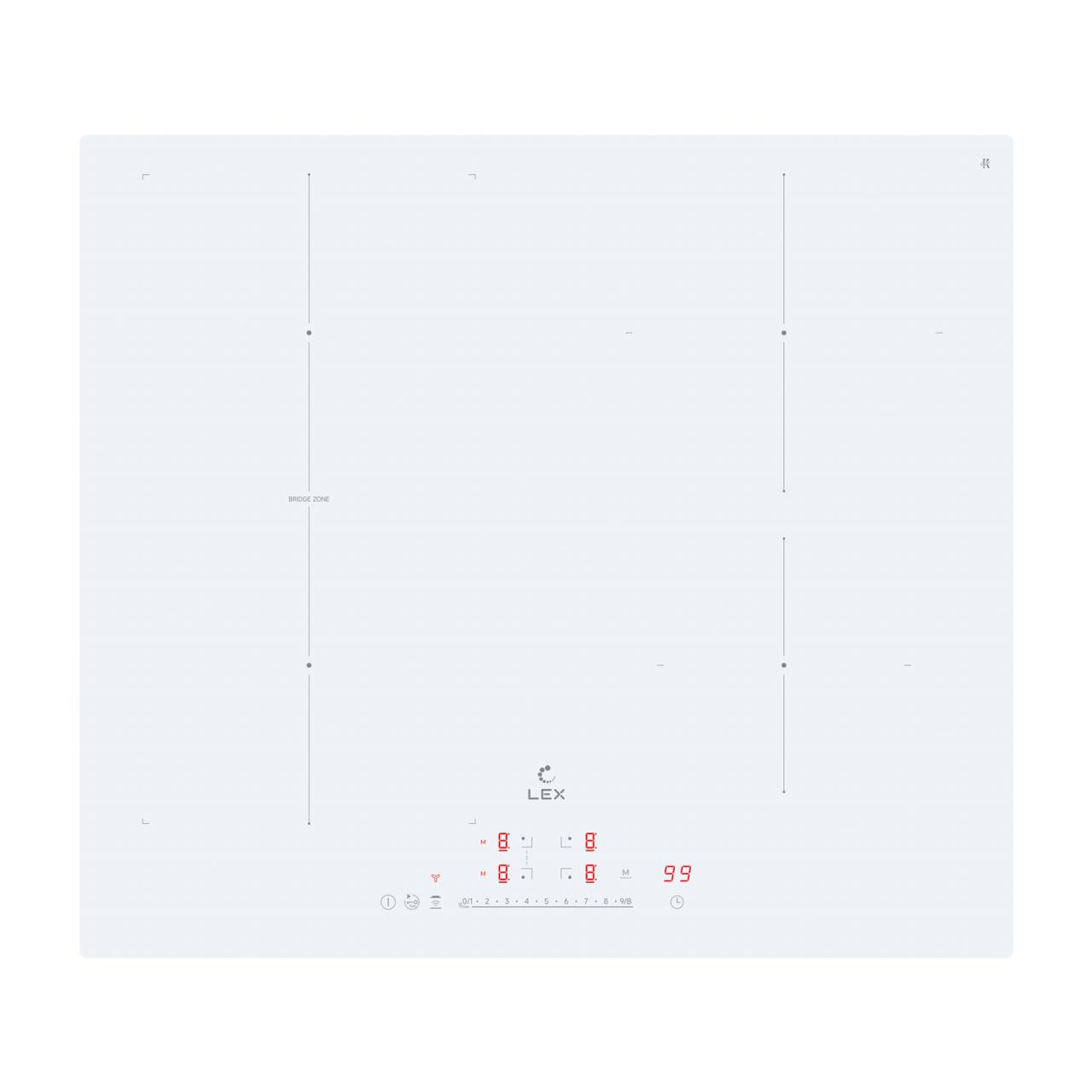 Варочная поверхность LEX EVI 641A I WH