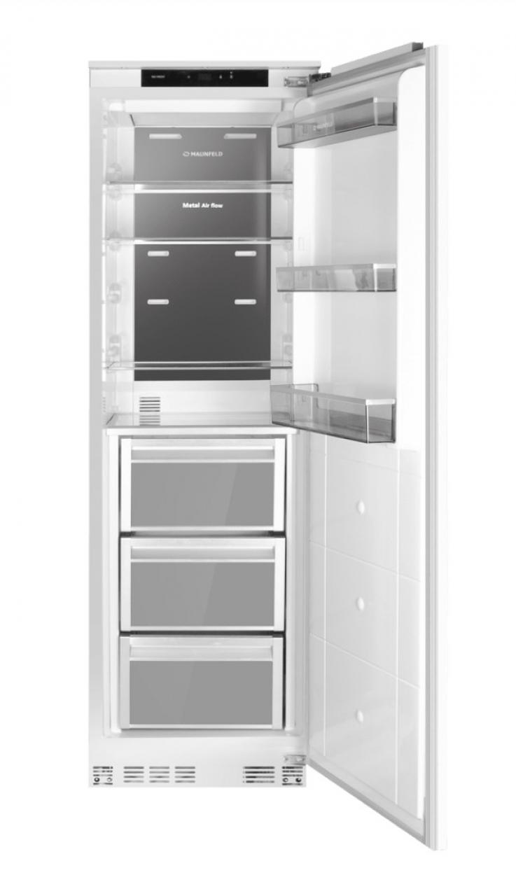 Холодильник встраиваемый Maunfeld MBF205NFWGR Inverter