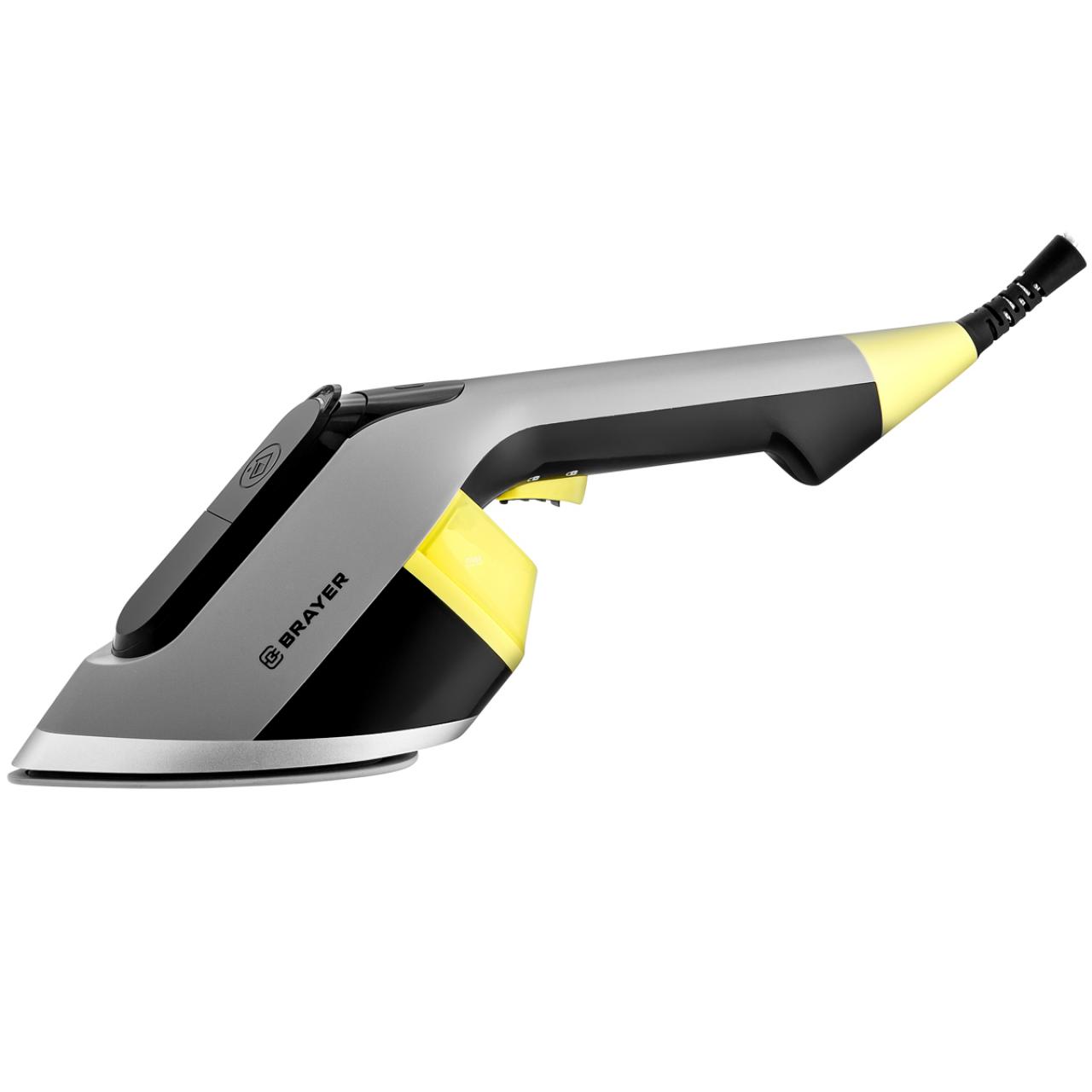 Отпариватель BRAYER BR4126 серый/желтый