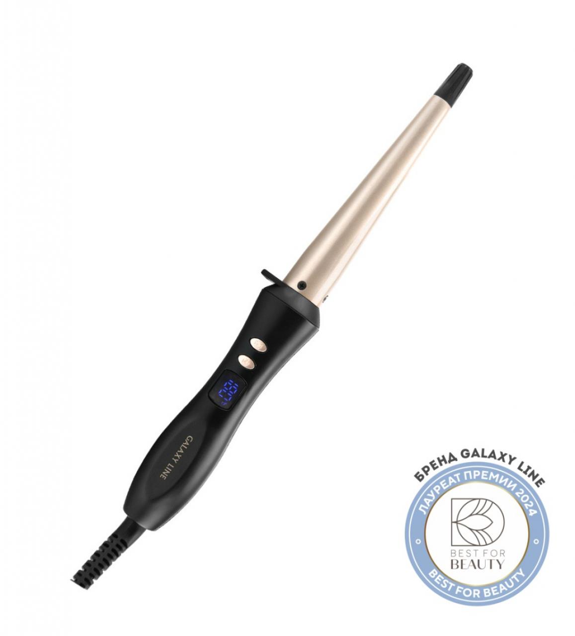 Конусная плойка GALAXY LINE GL 4636 черный