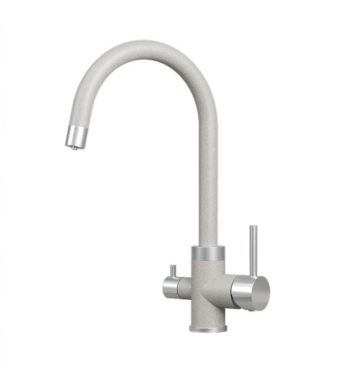 Смеситель кухонный GRANULA 5169 базальт