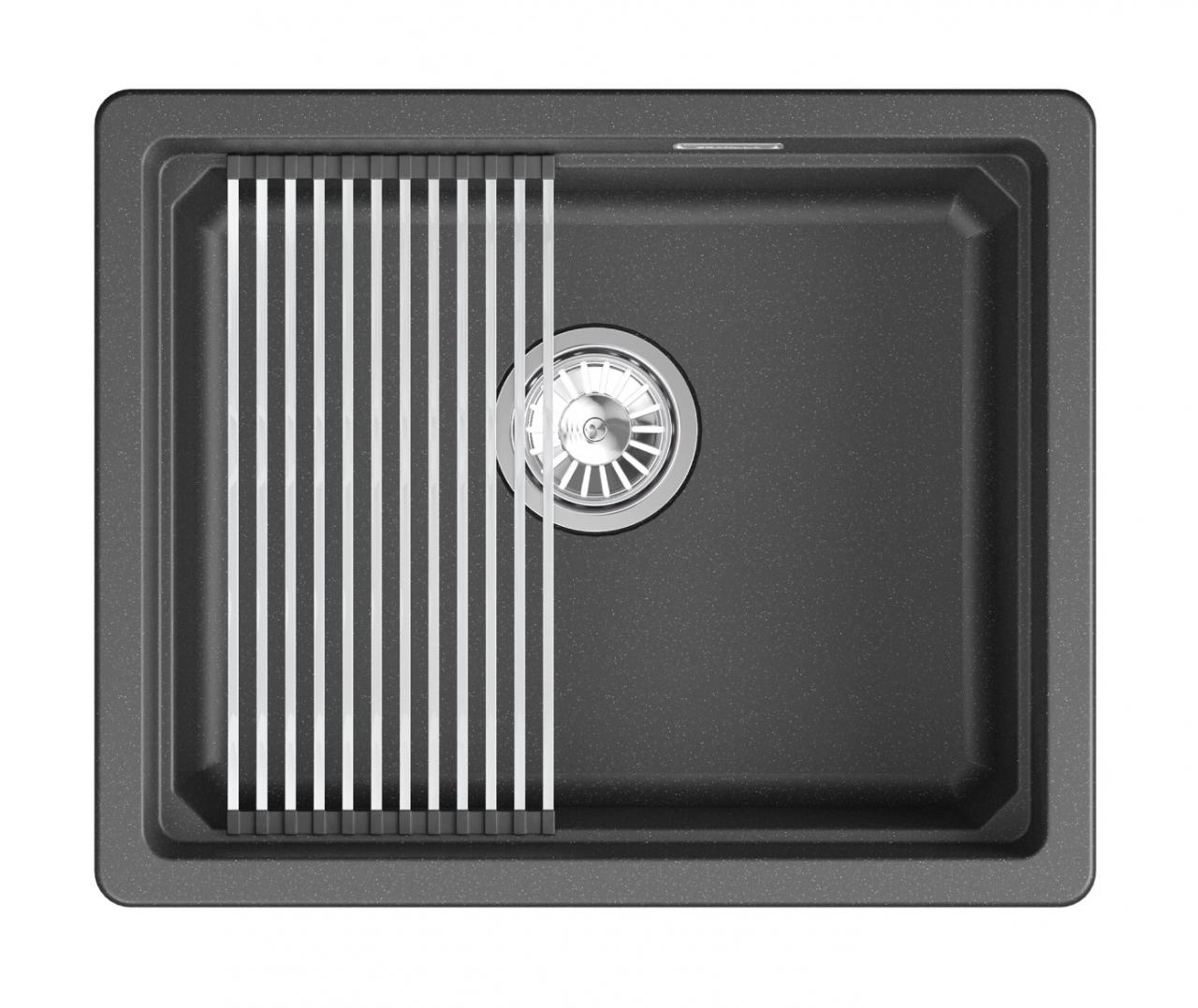 Кухонная мойка GRANULA 5501iU черный