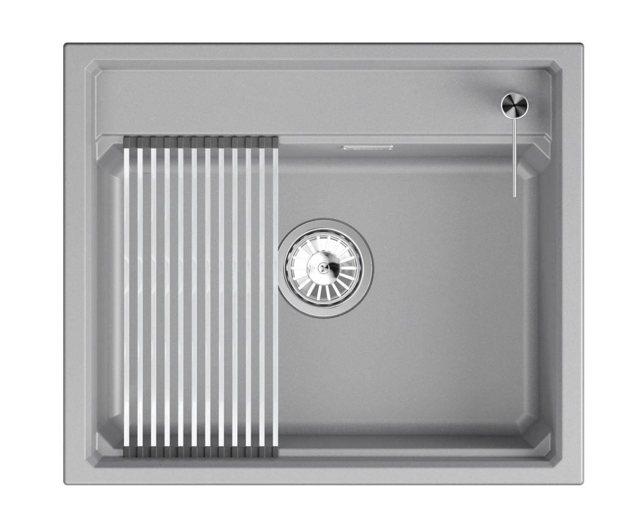 Кухонная мойка GRANULA 6003i алюминиум