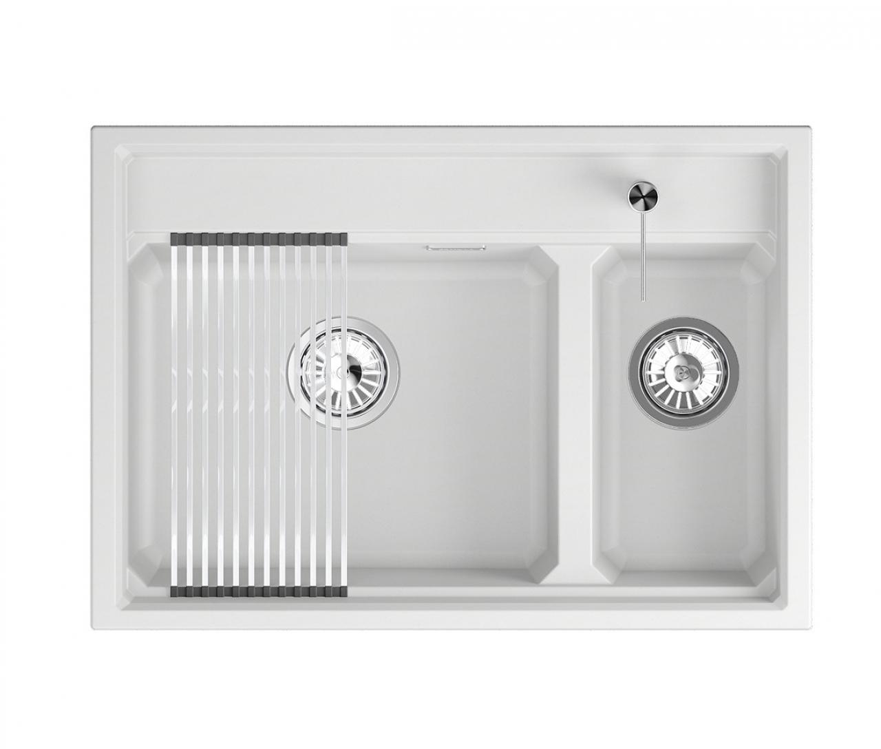 Мойка кухонная GRANULA 7302i арктик