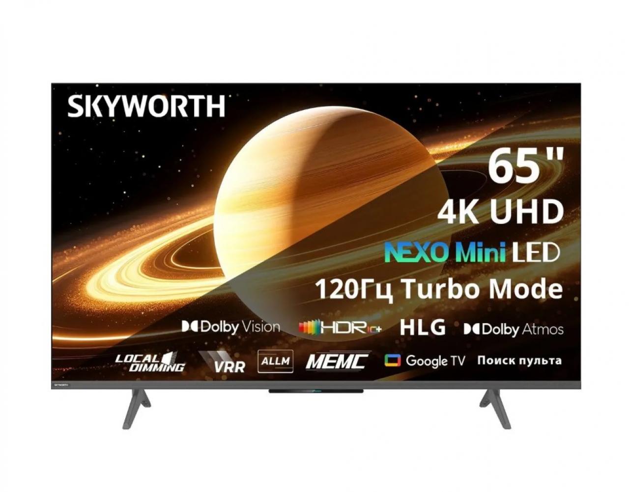 QLED-телевизор Skyworth 65X66H 65" черный
