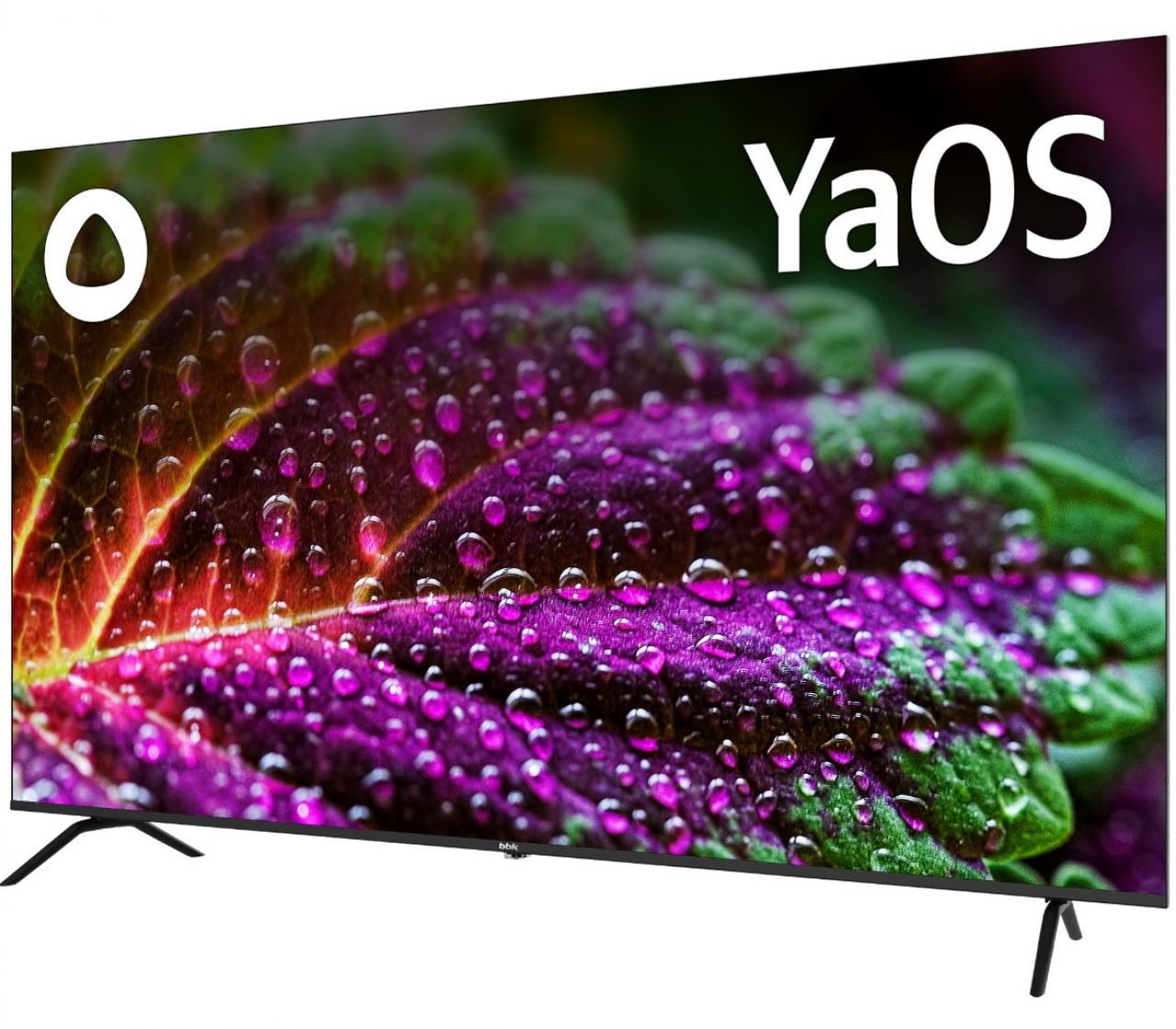 LED-телевизор BBK Яндекс. ТВ 65LEX-8231/UTS2C (B) 65" 4K Ultra HD YaOS черный