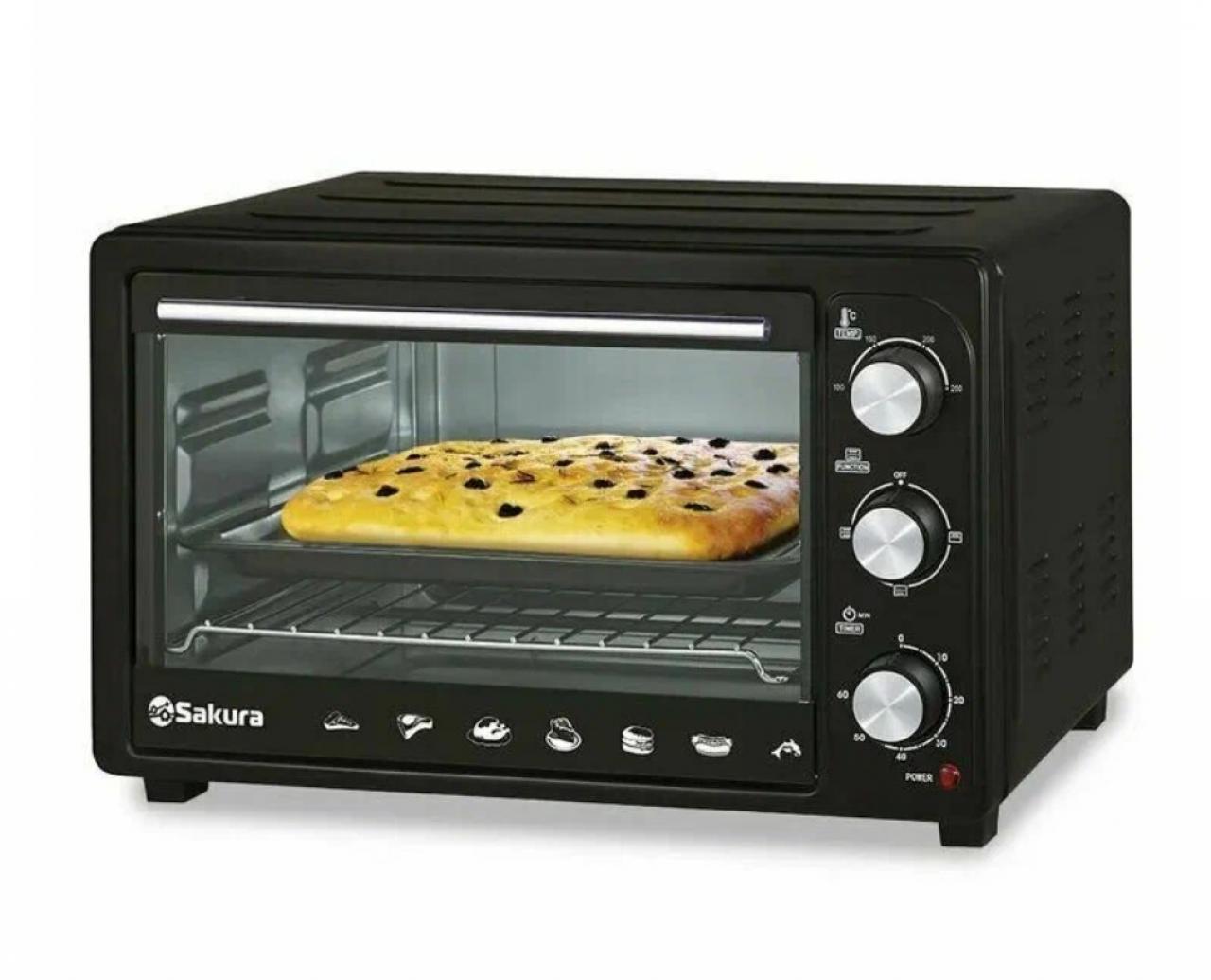 Мини-печь Sakura SA-7025B черный