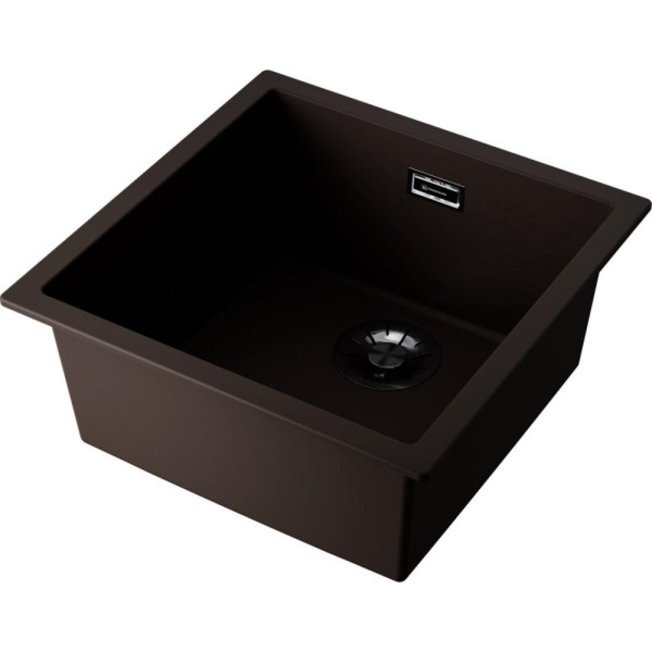 Врезная кухонная мойка Omoikiri Yamakawa 45-U/I-MO Artceramic/мокко