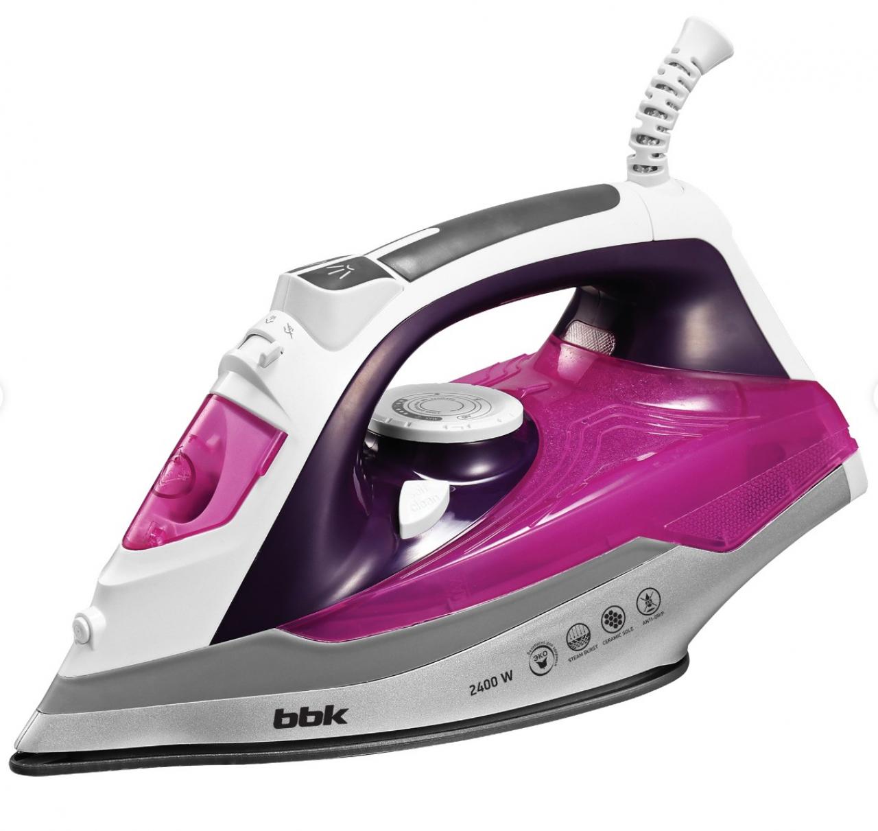 Утюг BBK ISE-2409 фиолетовый