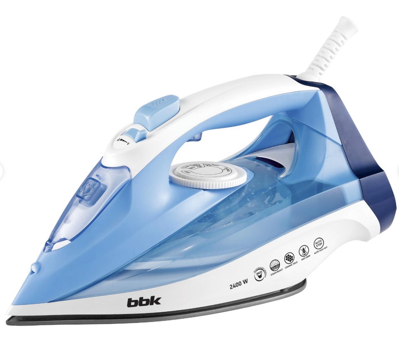 Утюг BBK ISE-2411 голубой