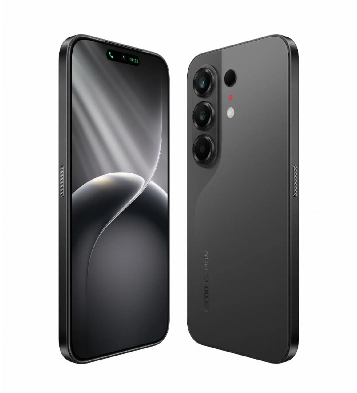 Смартфон TECNO CAMON 50 256+8ГБ чёрный (moonshadow black)
