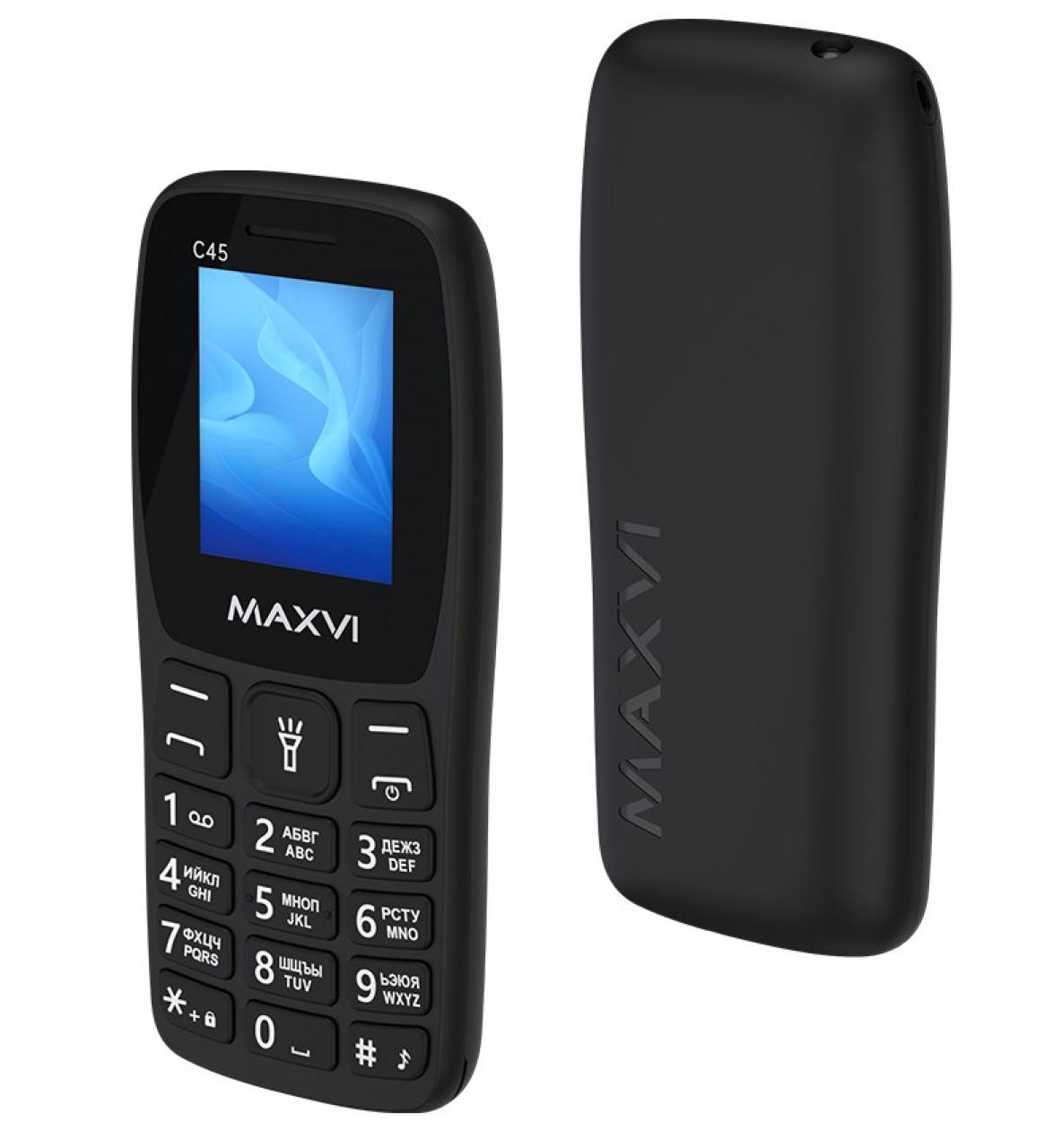 Мобильный телефон Maxvi C45 black