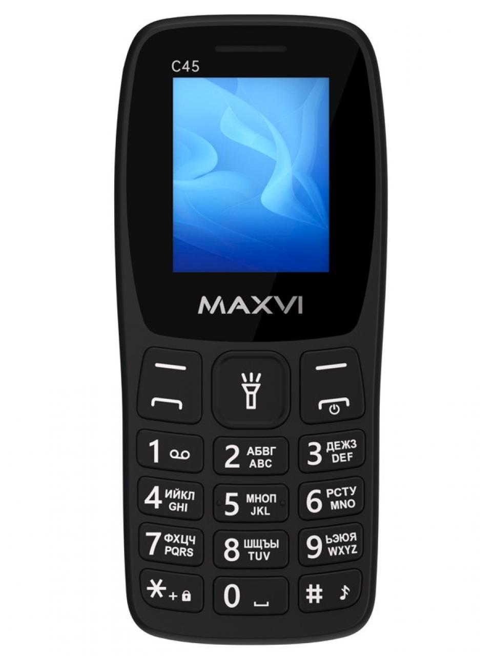 Мобильный телефон Maxvi C45 black