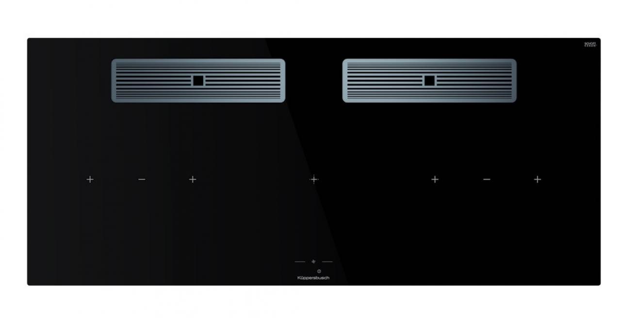 Варочная поверхность с вытяжкой Kuppersbusch KMI 12850.0 SR-E Stainless steel