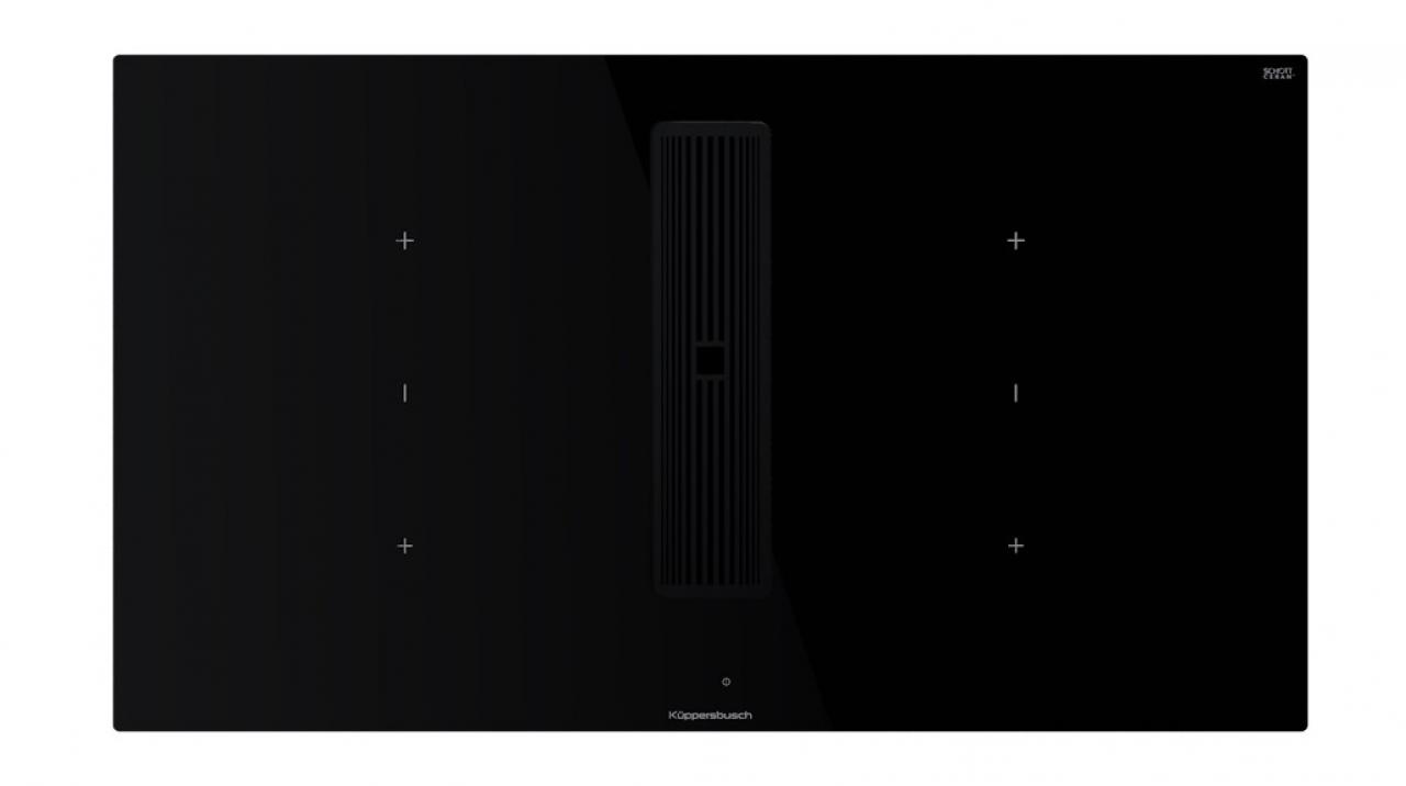 Варочная поверхность с вытяжкой Kuppersbusch KMI 9350.0 SR Black Velvet